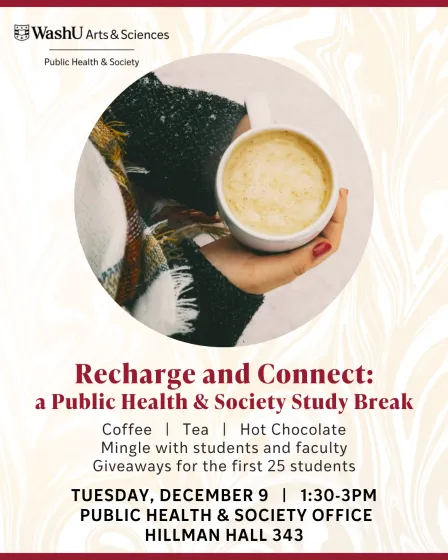 Recharge and Connect: a Public Health & Society Study Break