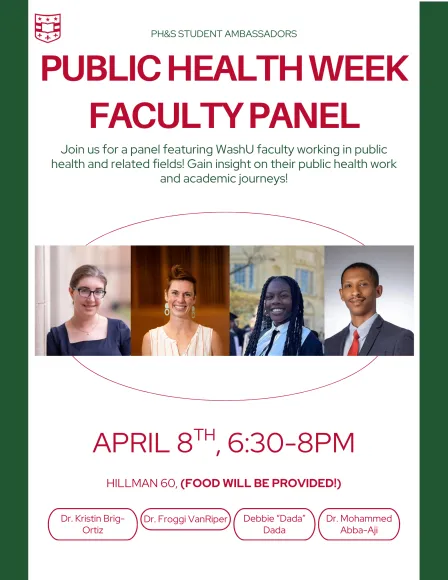 Flyer for the Faculty Panel