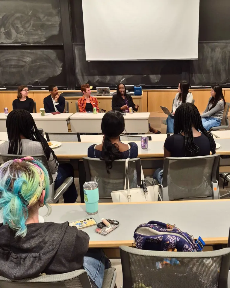 photo from the panel discussion