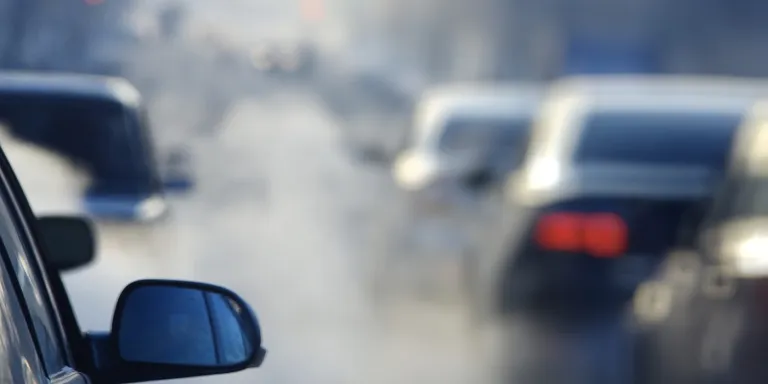 Vehicle traffic is a major source of nitrogen dioxide, the air pollutant most strongly associated with persistent depressive symptoms during pregnancy, according to a recent study. (Photo: Shutterstock)