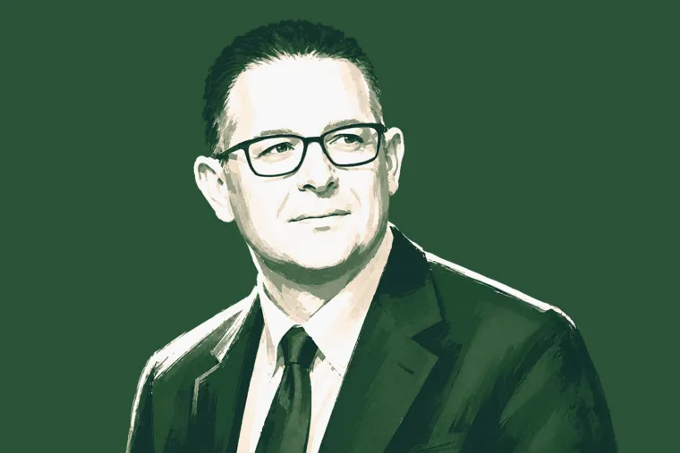 Philip R. O. Payne is the inaugural chief health AI officer for WashU Medicine and BJC Health. (Illustration: Alaska Adams/WashU Medicine)