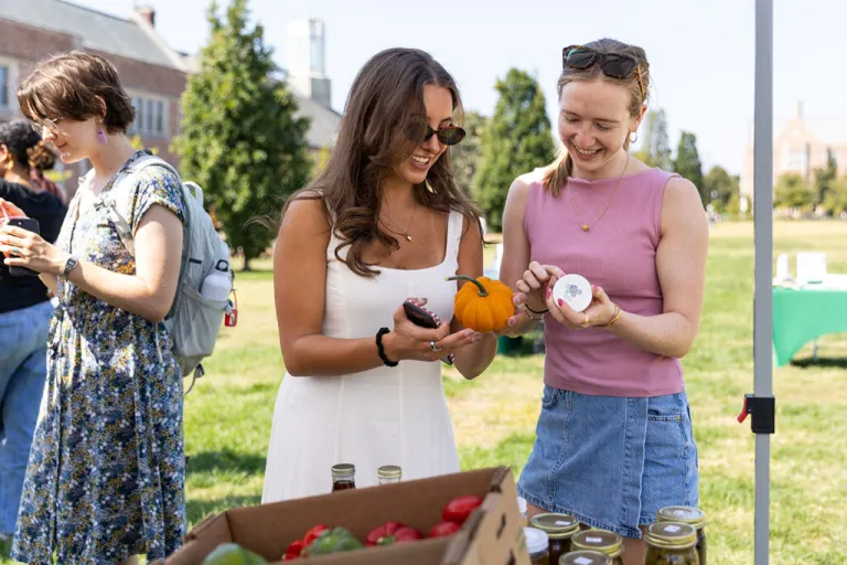 Well-being Wednesdays are one of the many university initiatives designed to support the health of WashU students, staff and faculty. (Photo: Jenny Sinamon/Student Affairs)