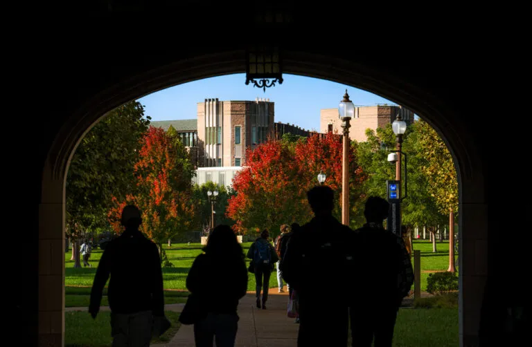 WashU School of Public Health has several scholarship programs, including three that are designed to increase access to graduate public health education for students from St. Louis, the region, and surrounding states. (PHOTO: Zachary Linhares/WashU Publlc Health)
