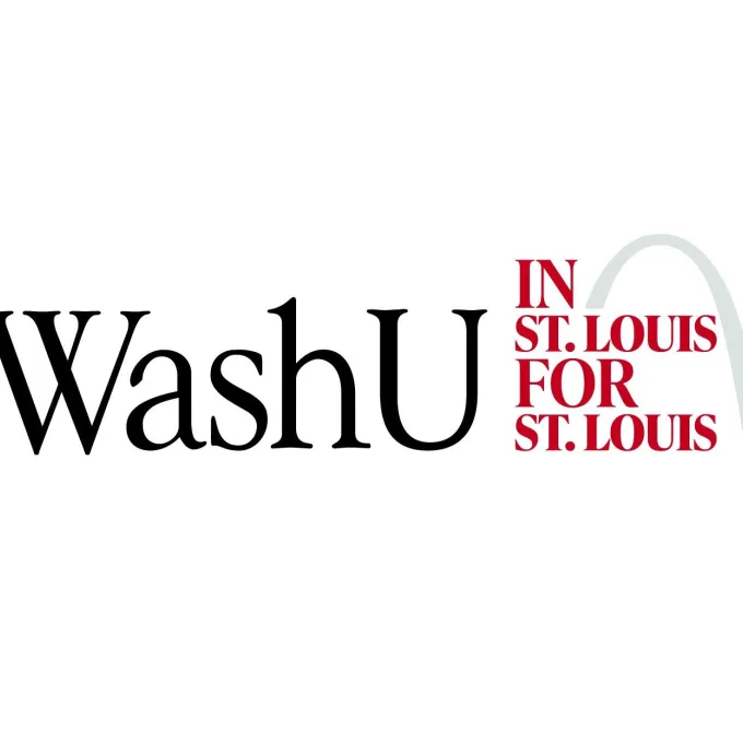 Logo for the WashU In St. Louis, For Saint Louis initiative