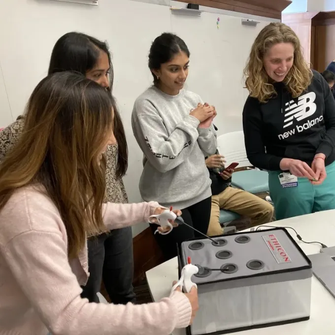 Students in the “The Hallmarks of Cancer and Patient Care” Ampersand Program.