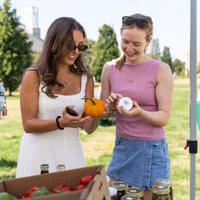 Well-being Wednesdays are one of the many university initiatives designed to support the health of WashU students, staff and faculty. (Photo: Jenny Sinamon/Student Affairs)